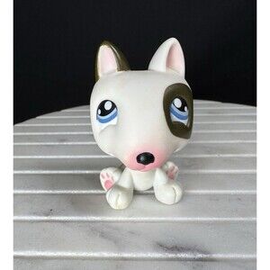 BULL TERRIER DOG #DIARY - Authentic Littlest Pet Shop - Hasbro LPS